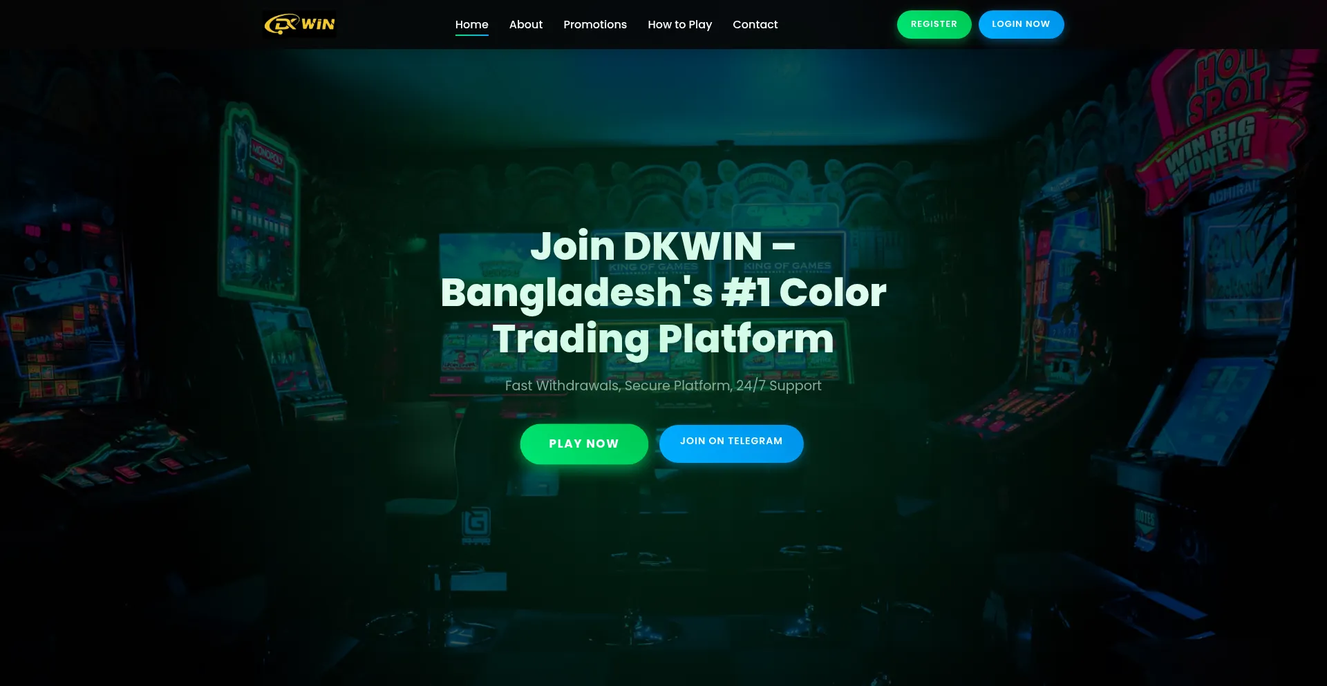 Website screenshot of Dkwiin.org