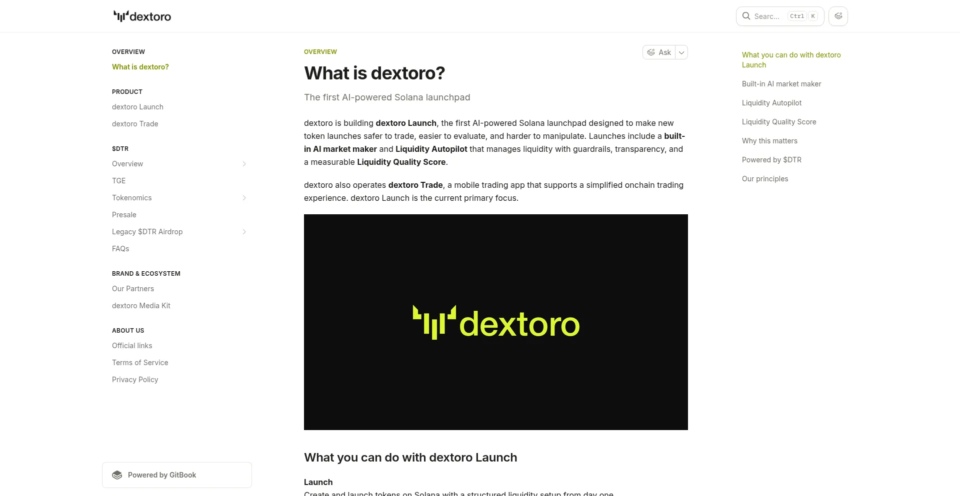 Docs.dextoro.com