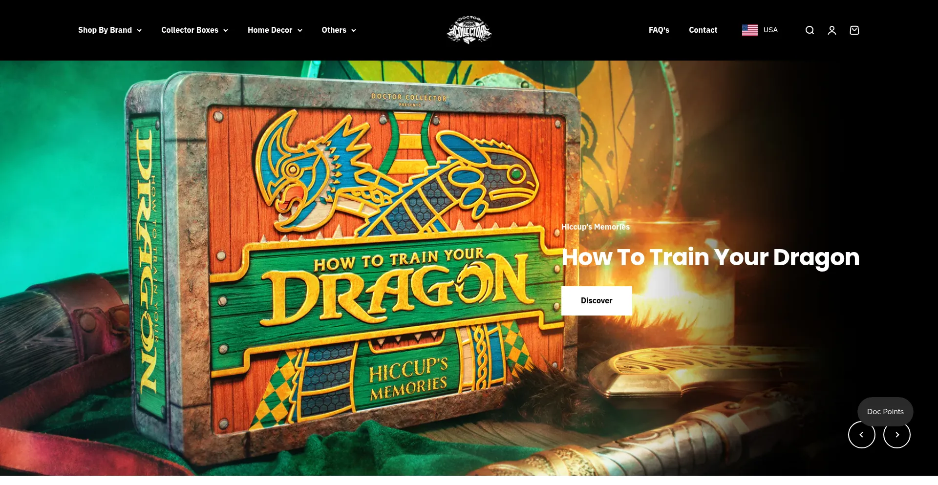 Website screenshot of Doctorcollector.com