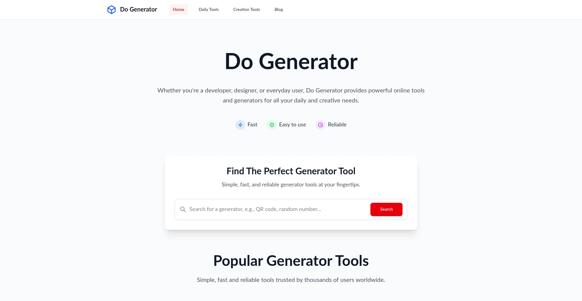 Dogenerator.com Screenshot