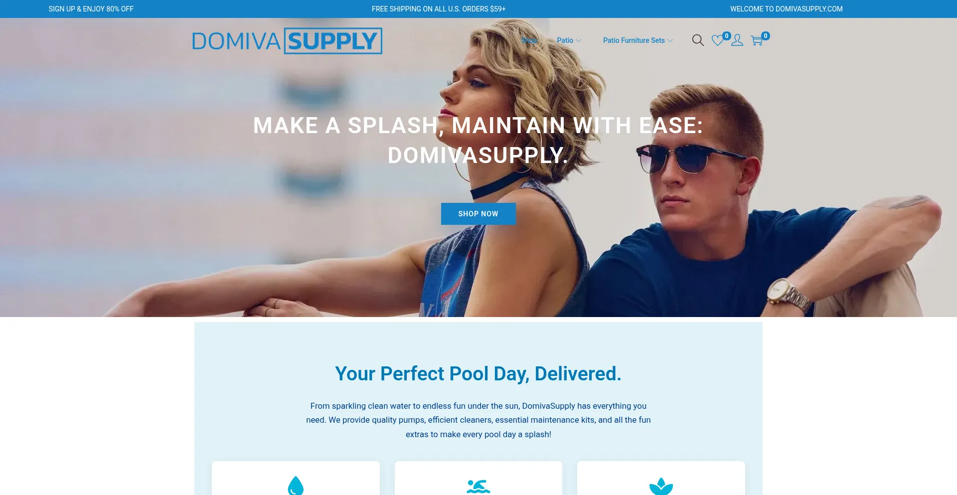 Domivasupply.com Screenshot