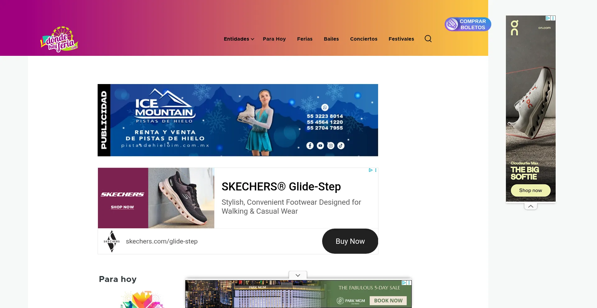 Dondehayferia.com Screenshot