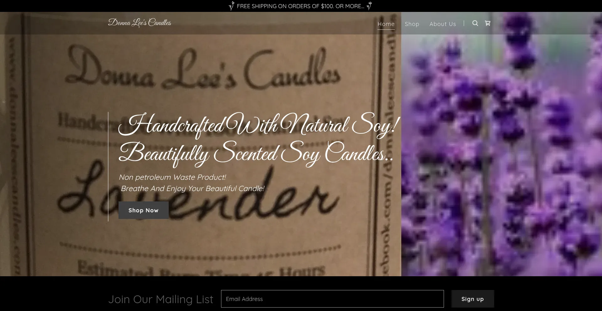 Is Donnaleescandles.com Safe?