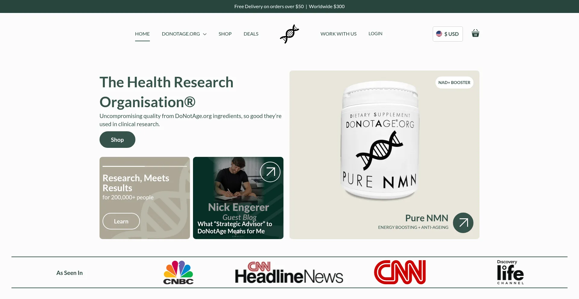 Donotage.org Screenshot