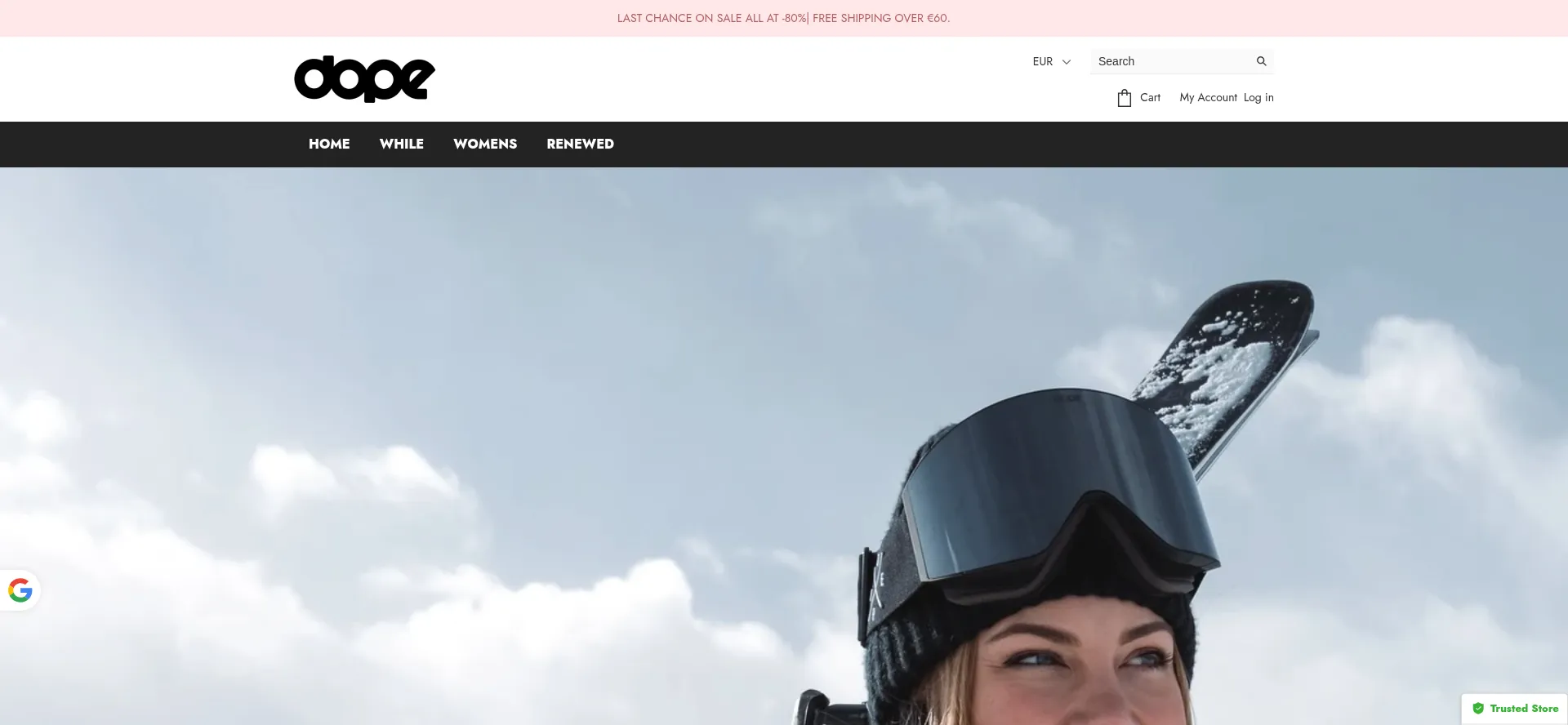 Dopesnow-vip.shop Screenshot