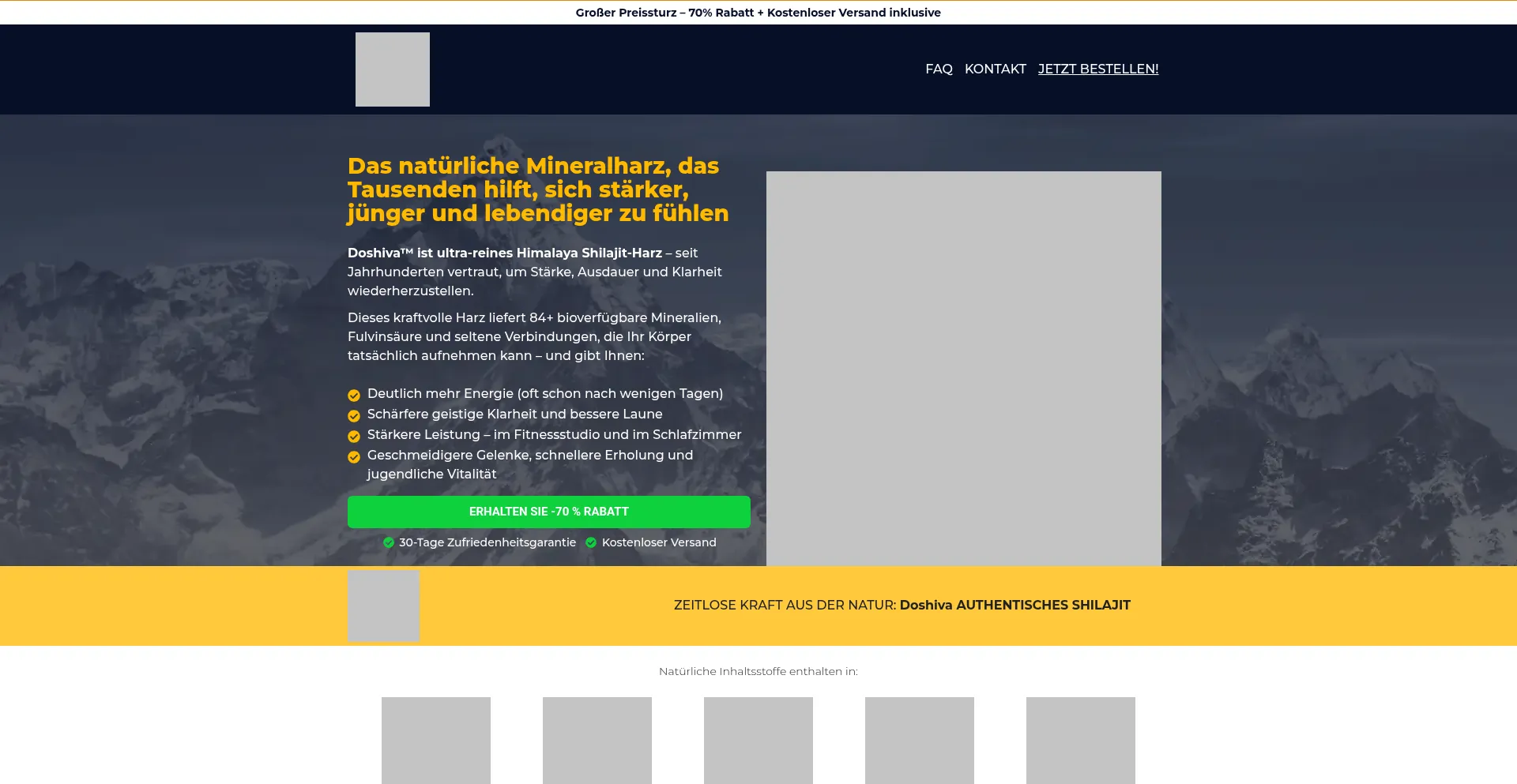 Website screenshot of Doshiva.eu