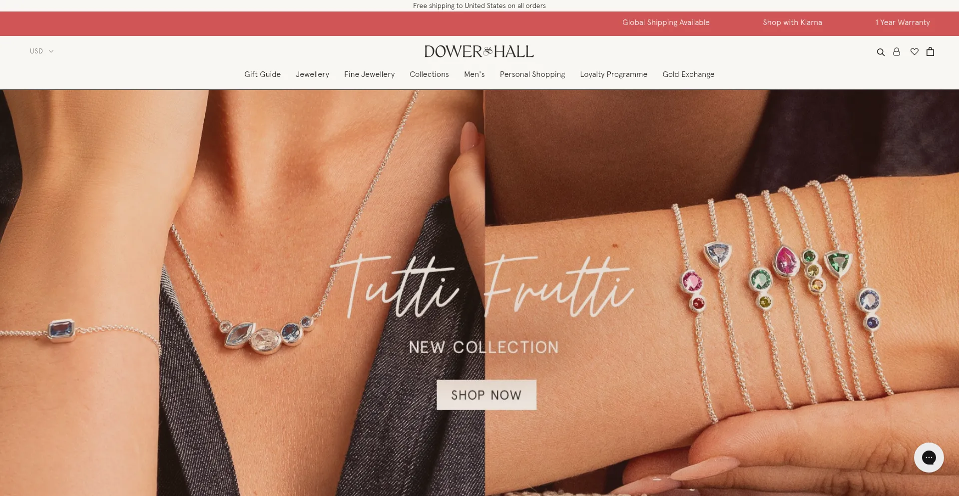 Dowerandhall.com Screenshot