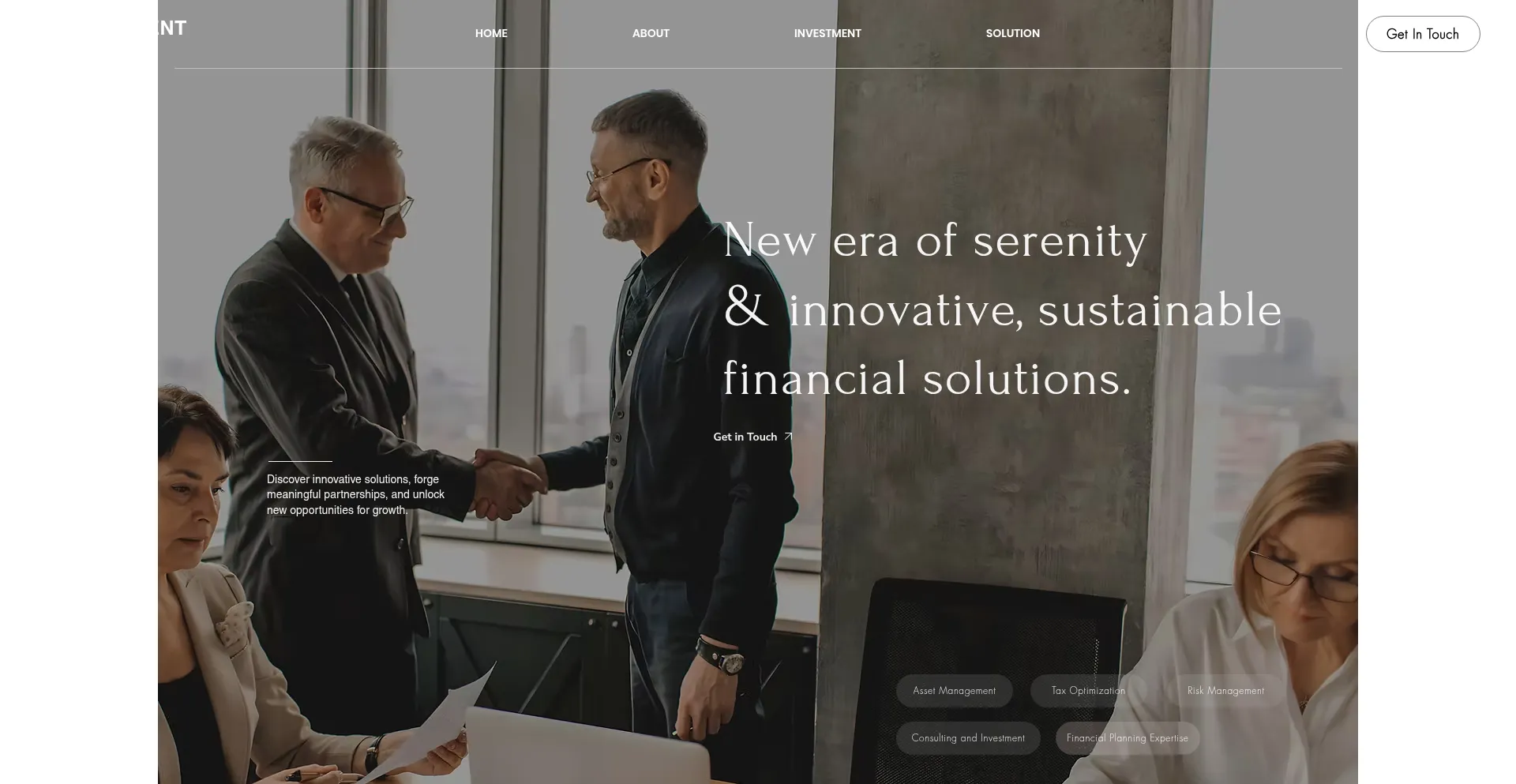 Website screenshot of Dpi-investment.com