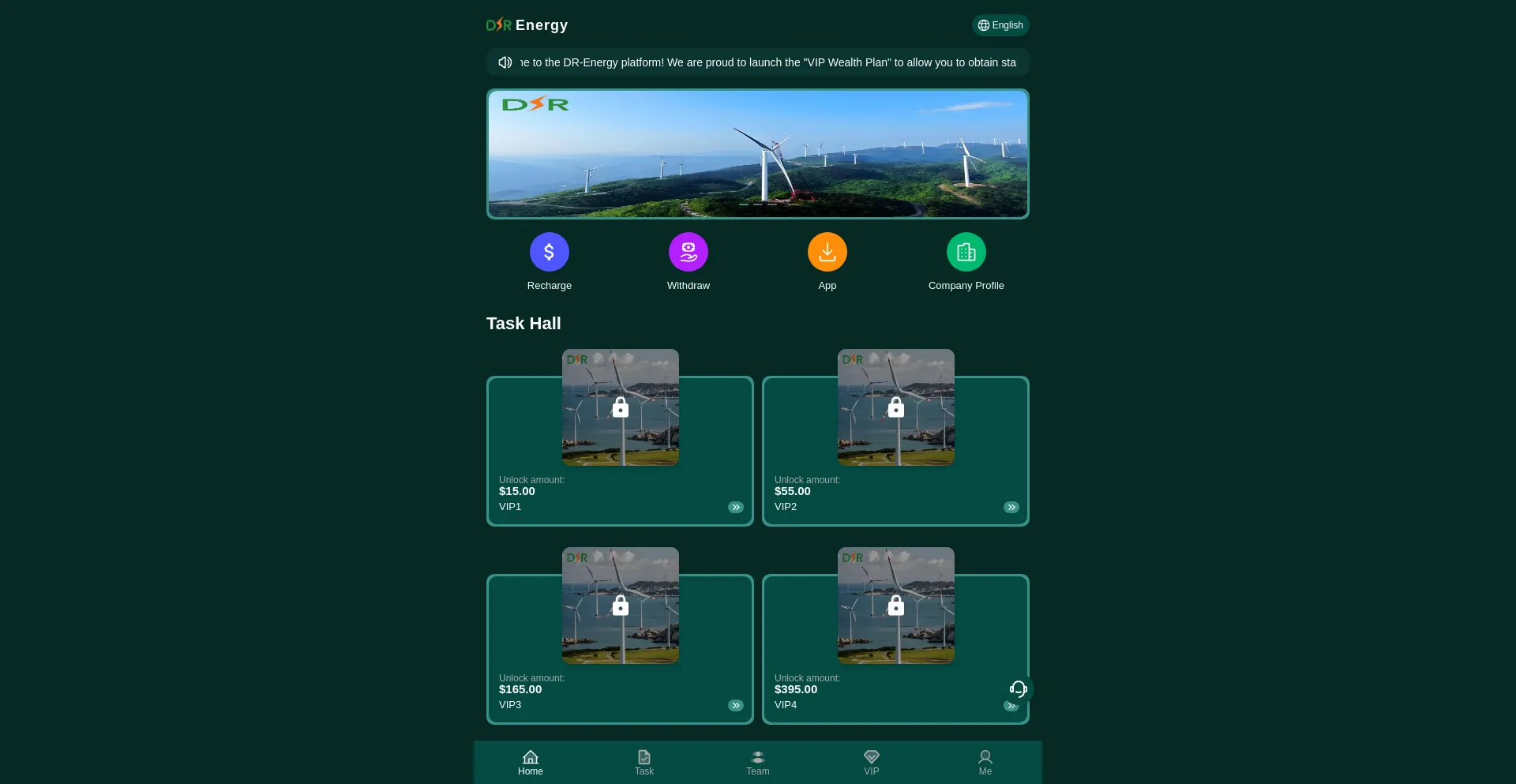 Website screenshot of Dr-energy.vip