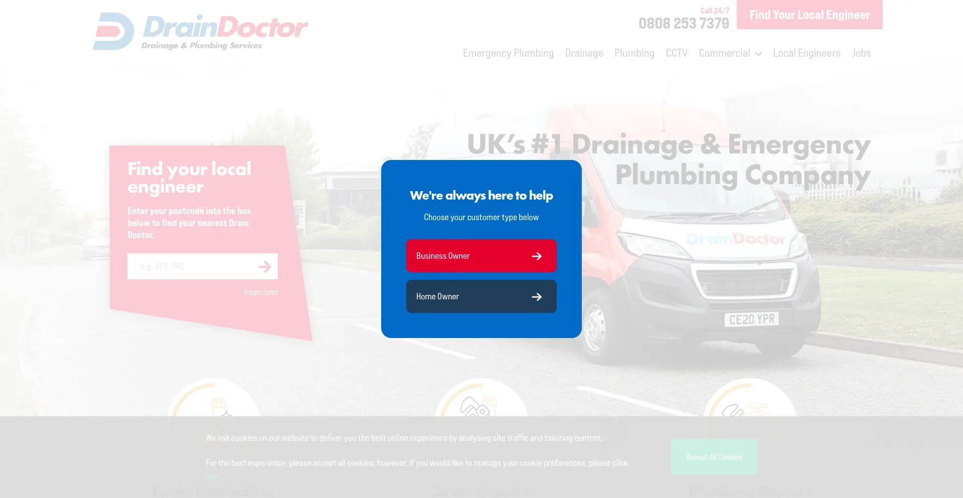Draindoctor.co.uk Screenshot