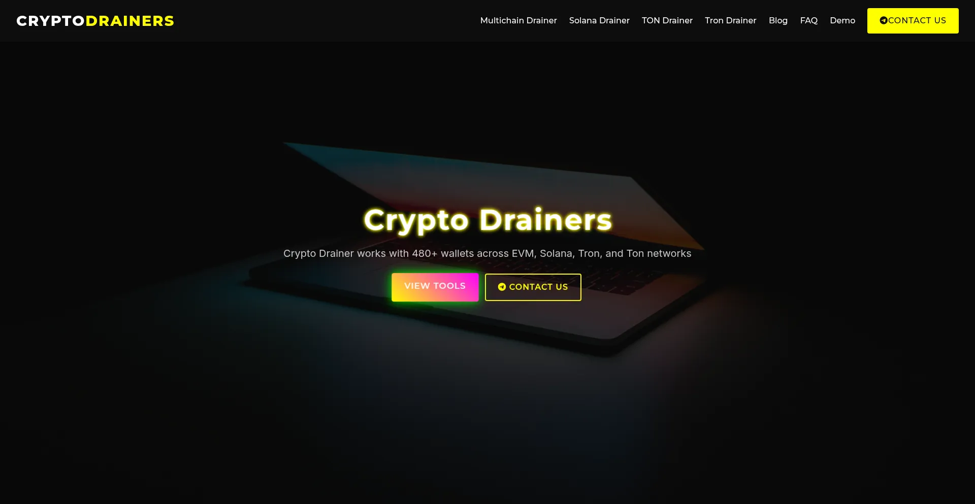 Website screenshot of Drainerkits.com