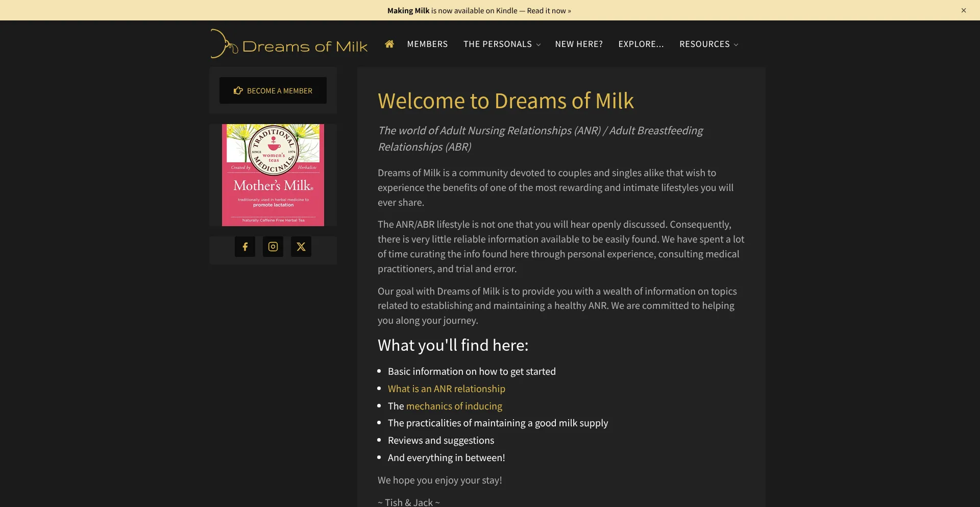 Dreamsofmilk.com