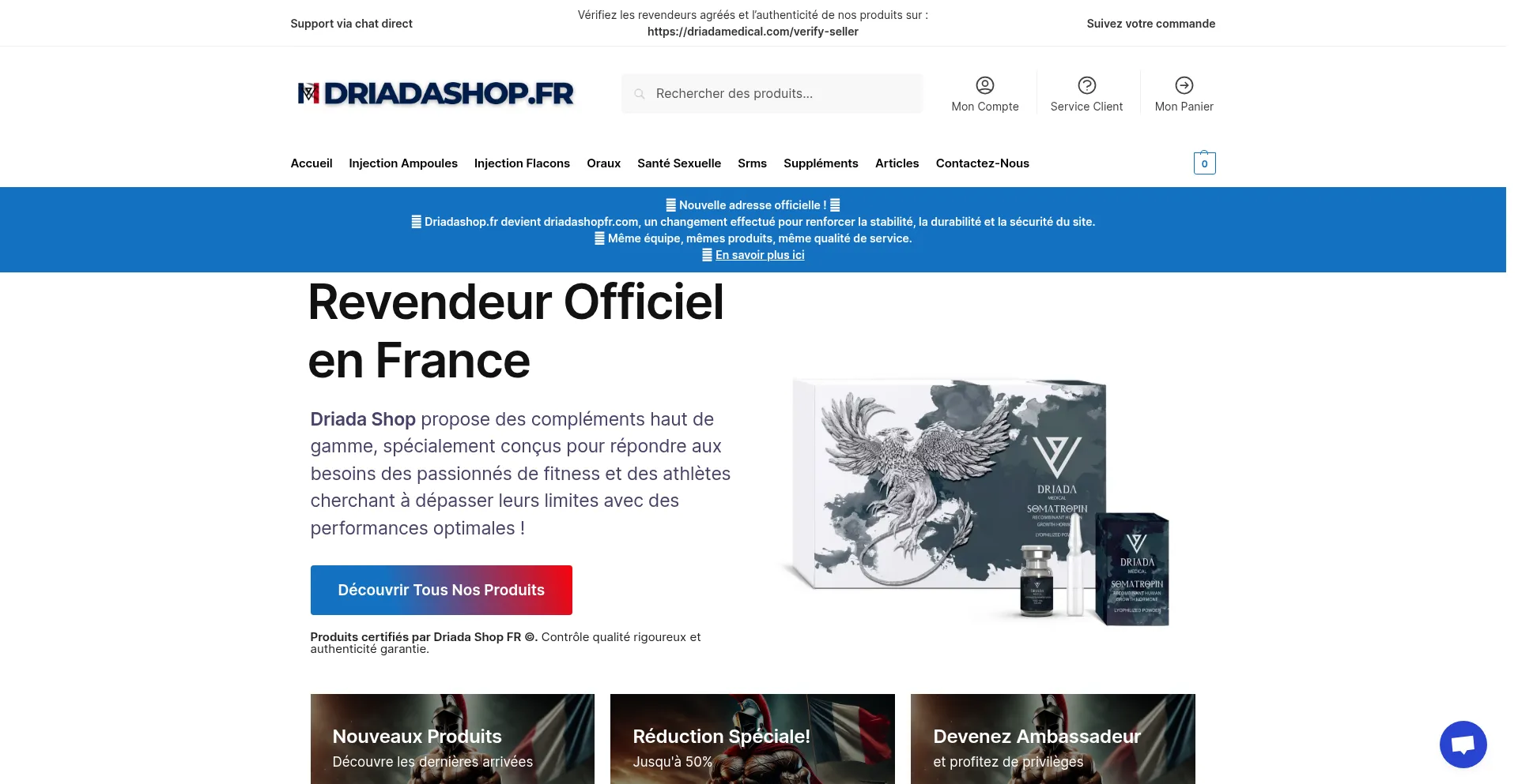 Driadashopfr.com