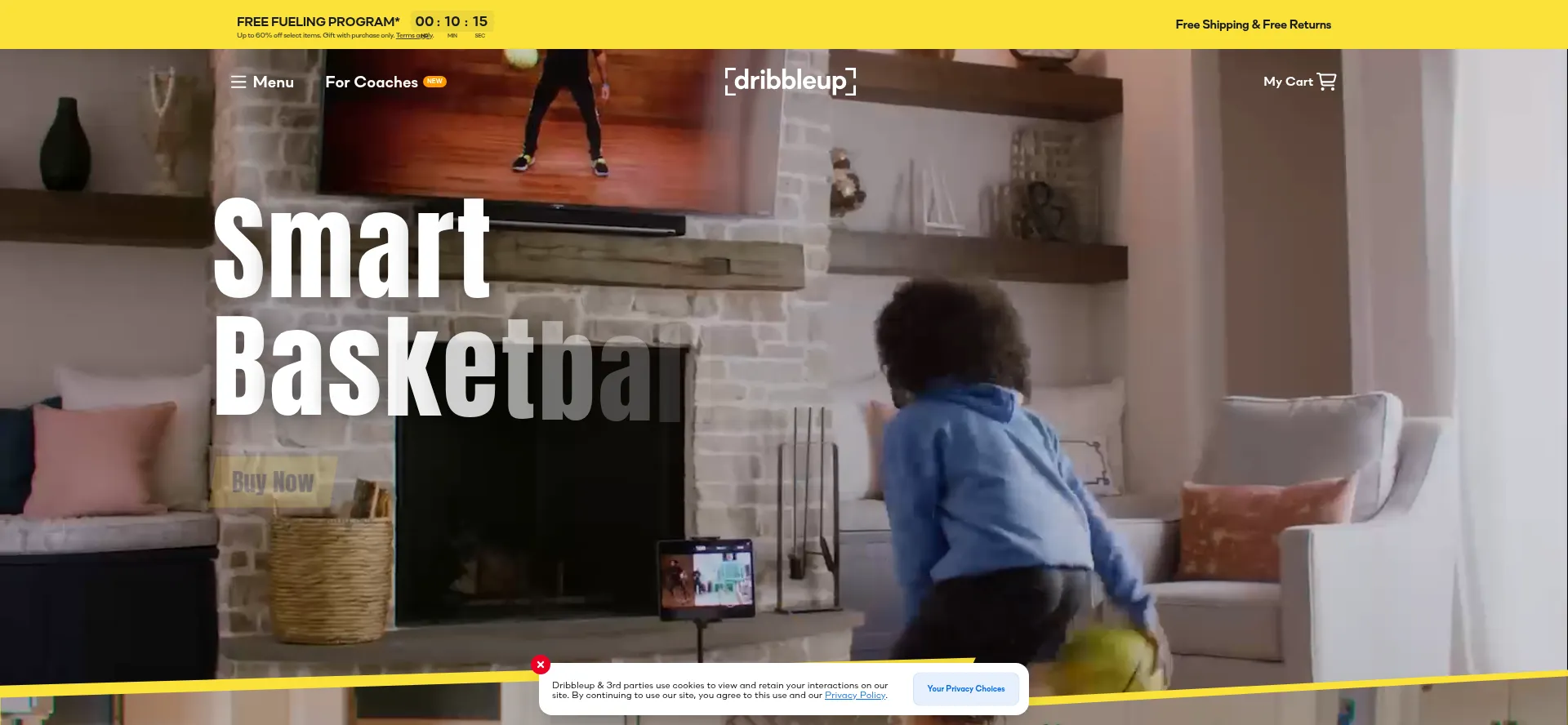 Dribbleup.com Screenshot