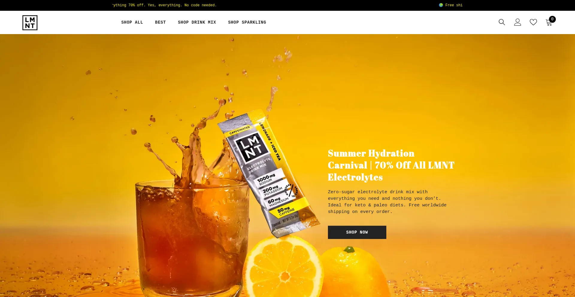 Drinklmntmalls.us.com