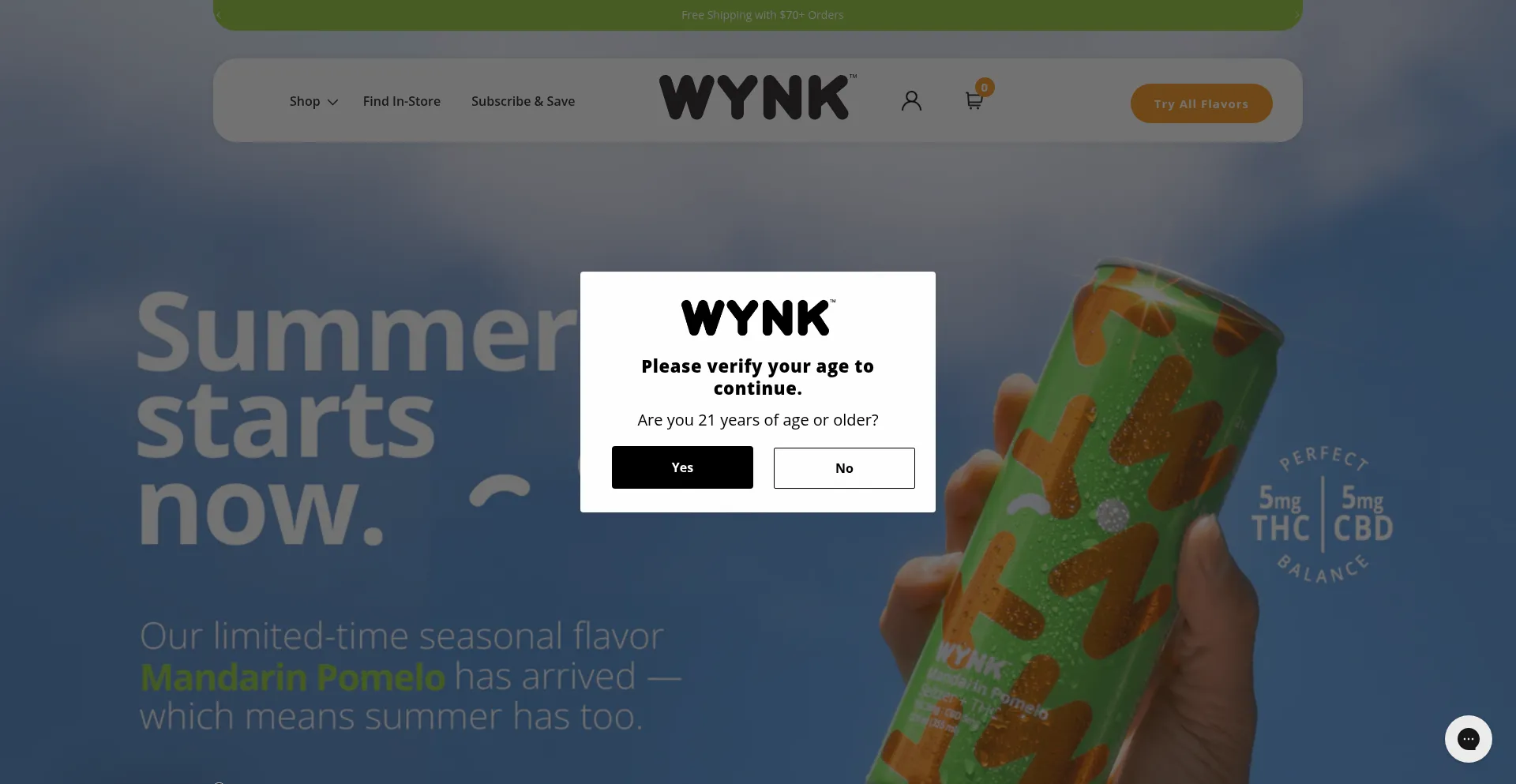Drinkwynk.com Screenshot