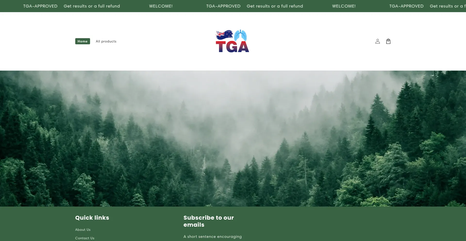 Website screenshot of Drippina.com