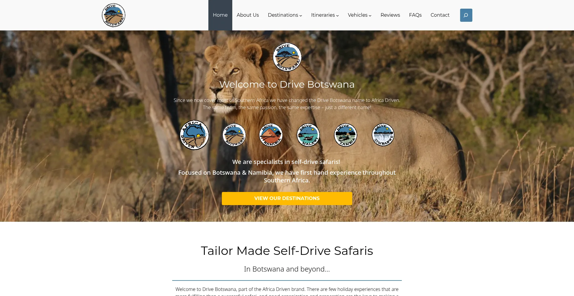 Drivebotswana.com Screenshot