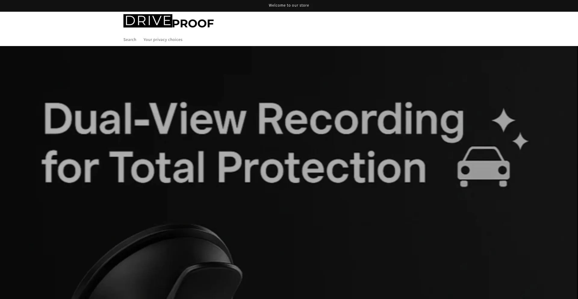 Website screenshot of Drivingproof.com