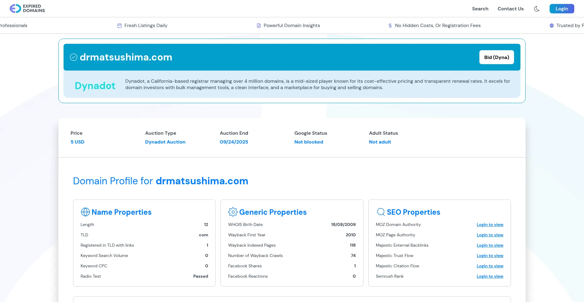 Drmatsushima.com