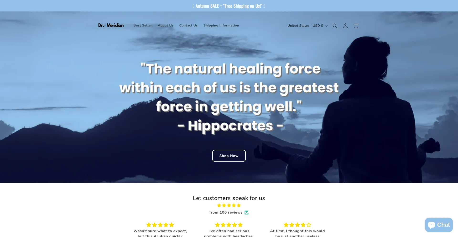 Drmeridian.com Screenshot