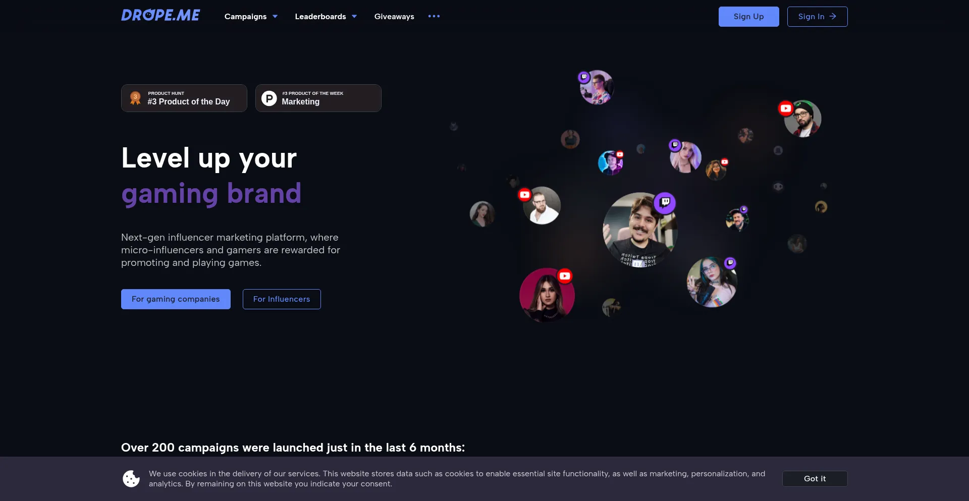 Drope.me Screenshot