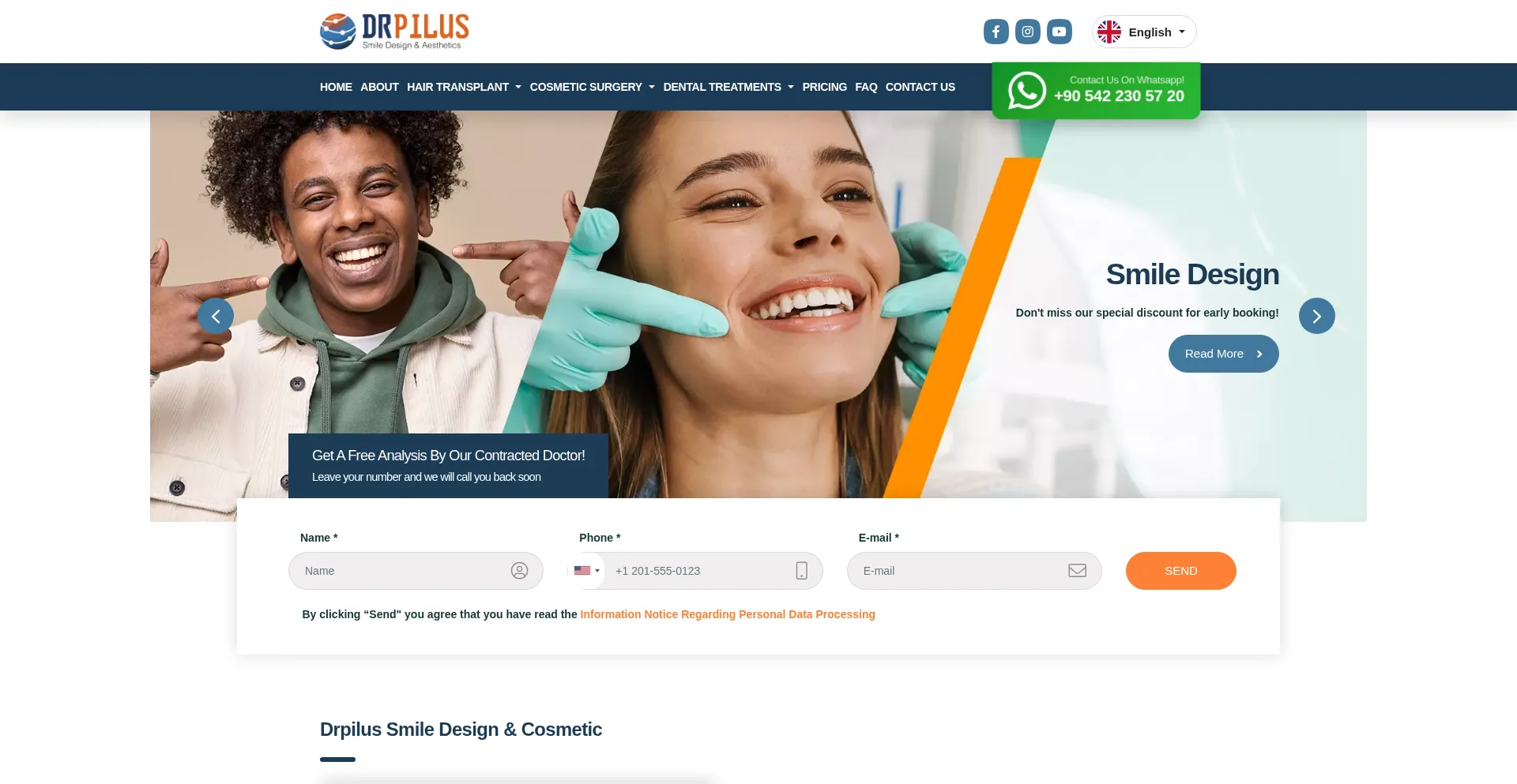 Drpilus.com Screenshot