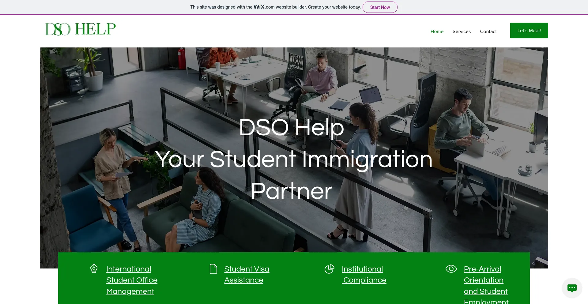 Website screenshot of Dsohelp.com