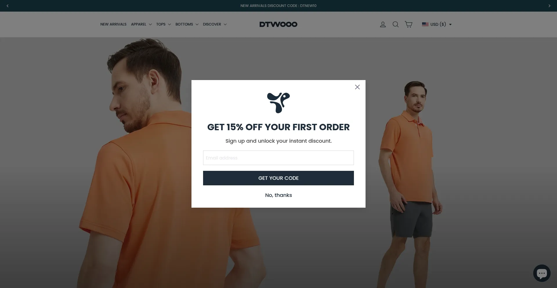 Website screenshot of Dtwooo.com