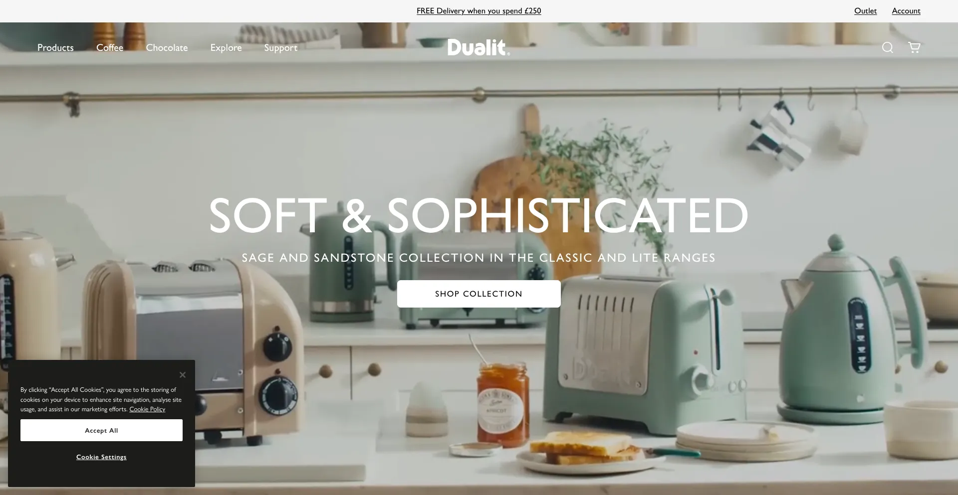 Dualit.com Screenshot
