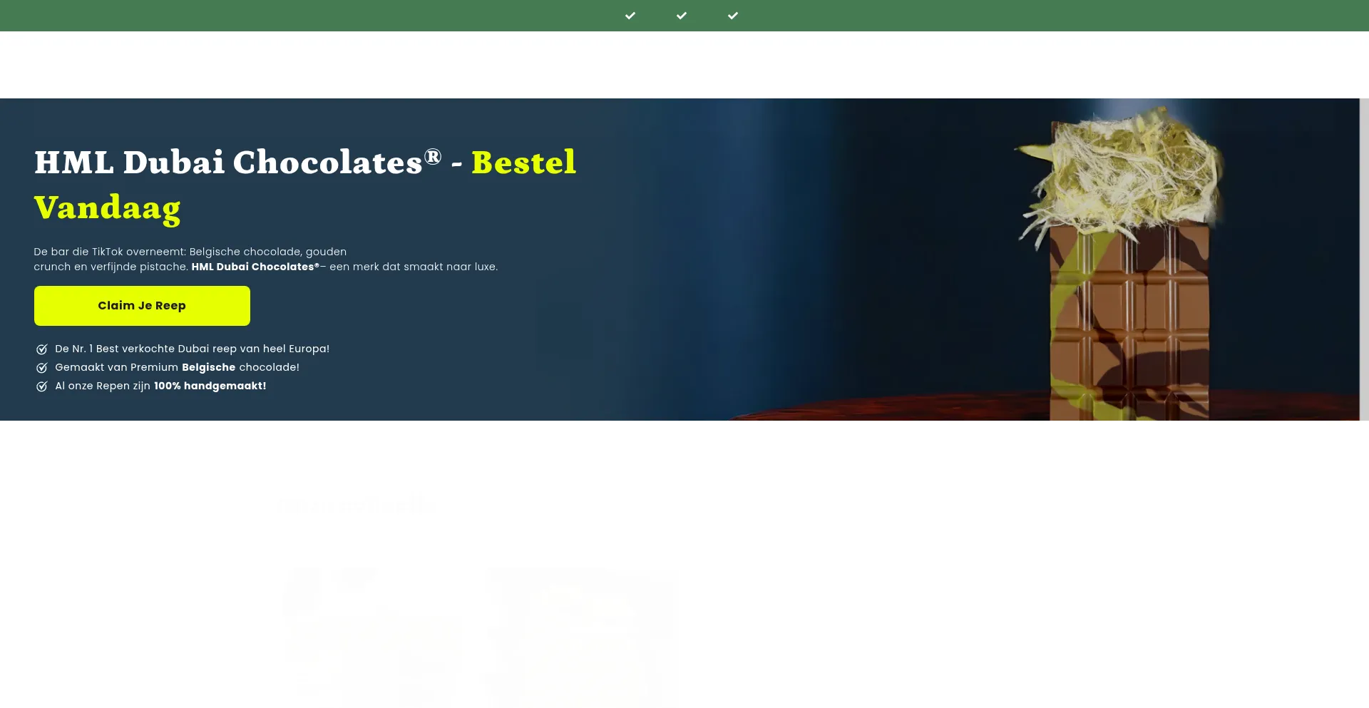 Dubaichocolates.nl Screenshot