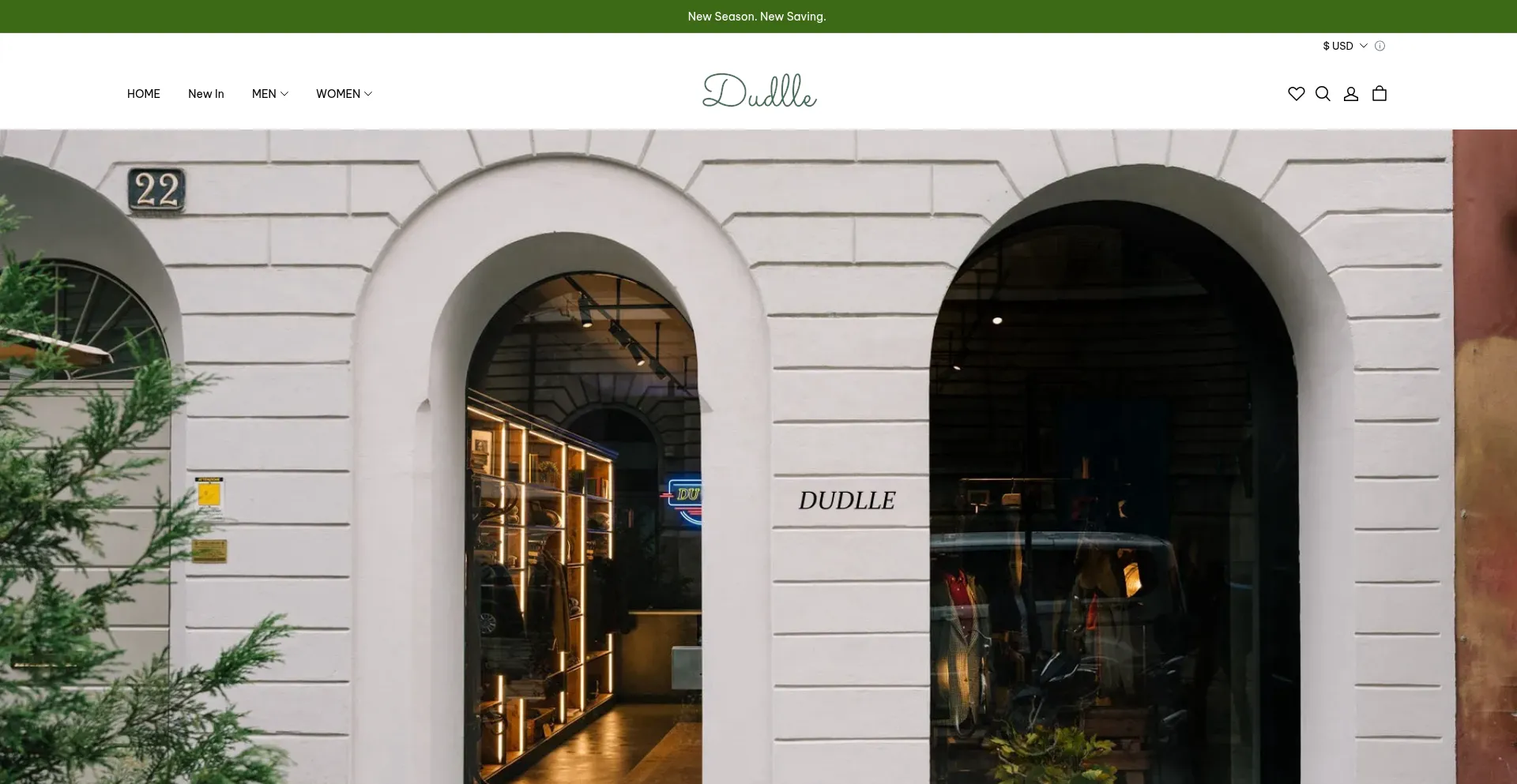 Website screenshot of Dudlle.com