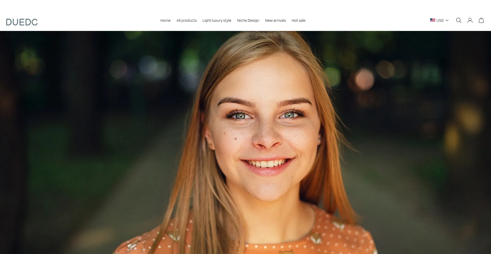 Website screenshot of Duedc.com