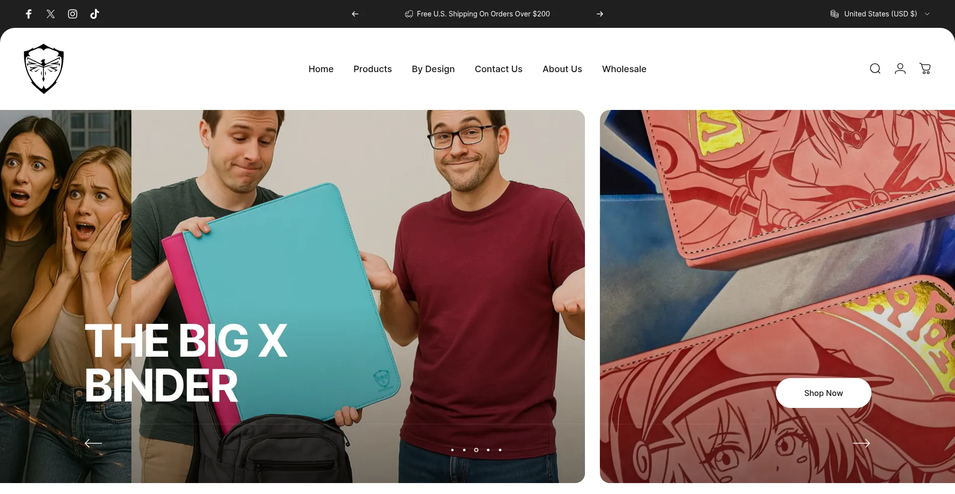 Website screenshot of Duelingguard.com