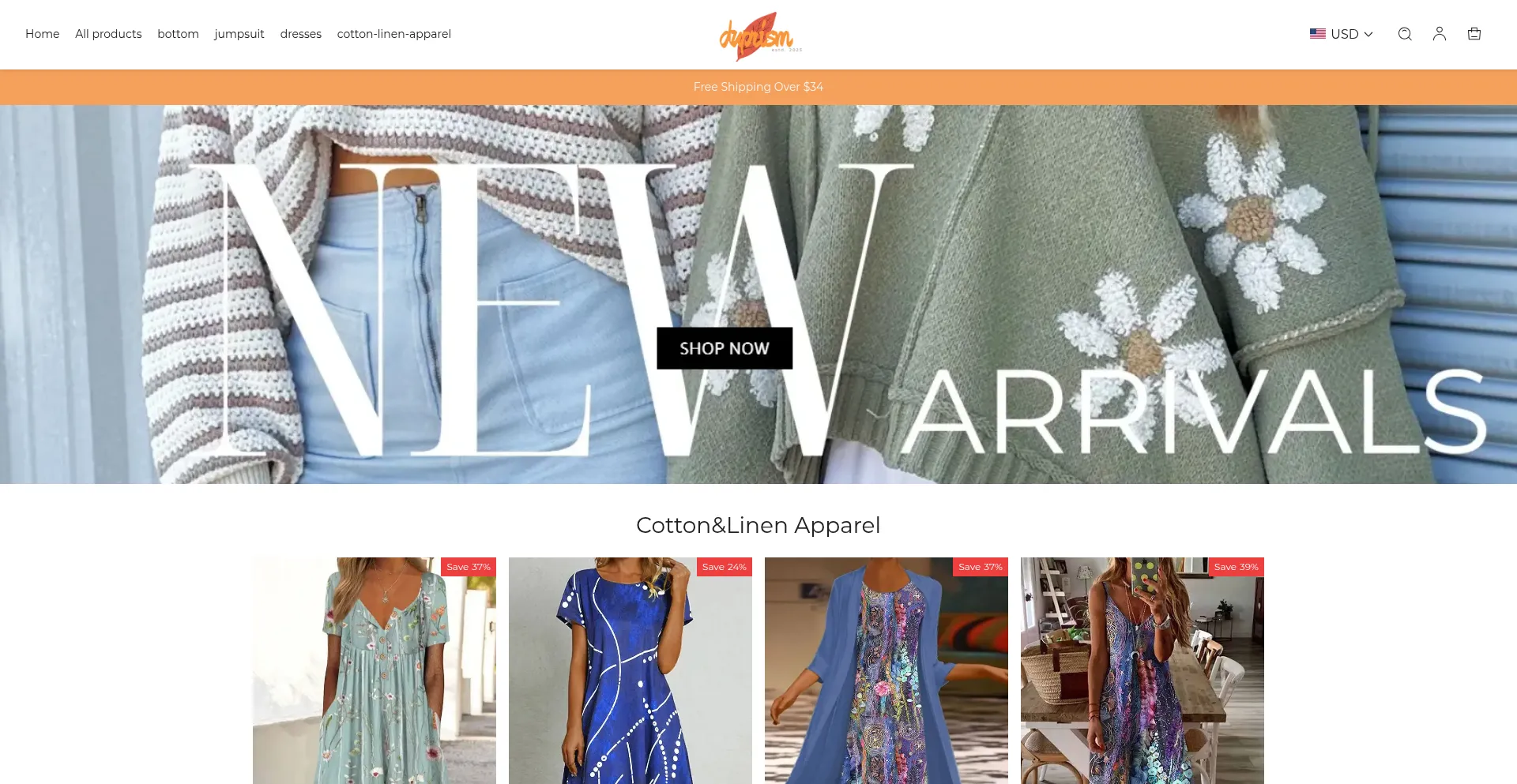 Website screenshot of Duprism.com