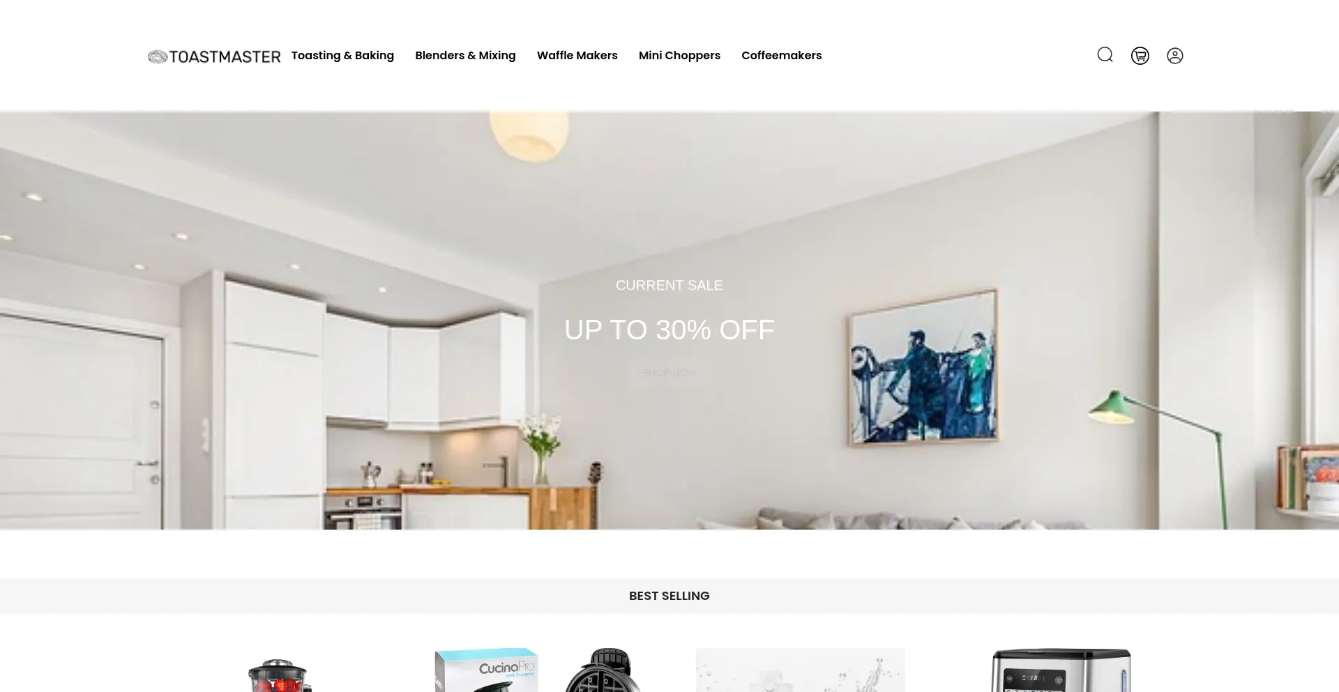 Website screenshot of Duxtopbgv.shop