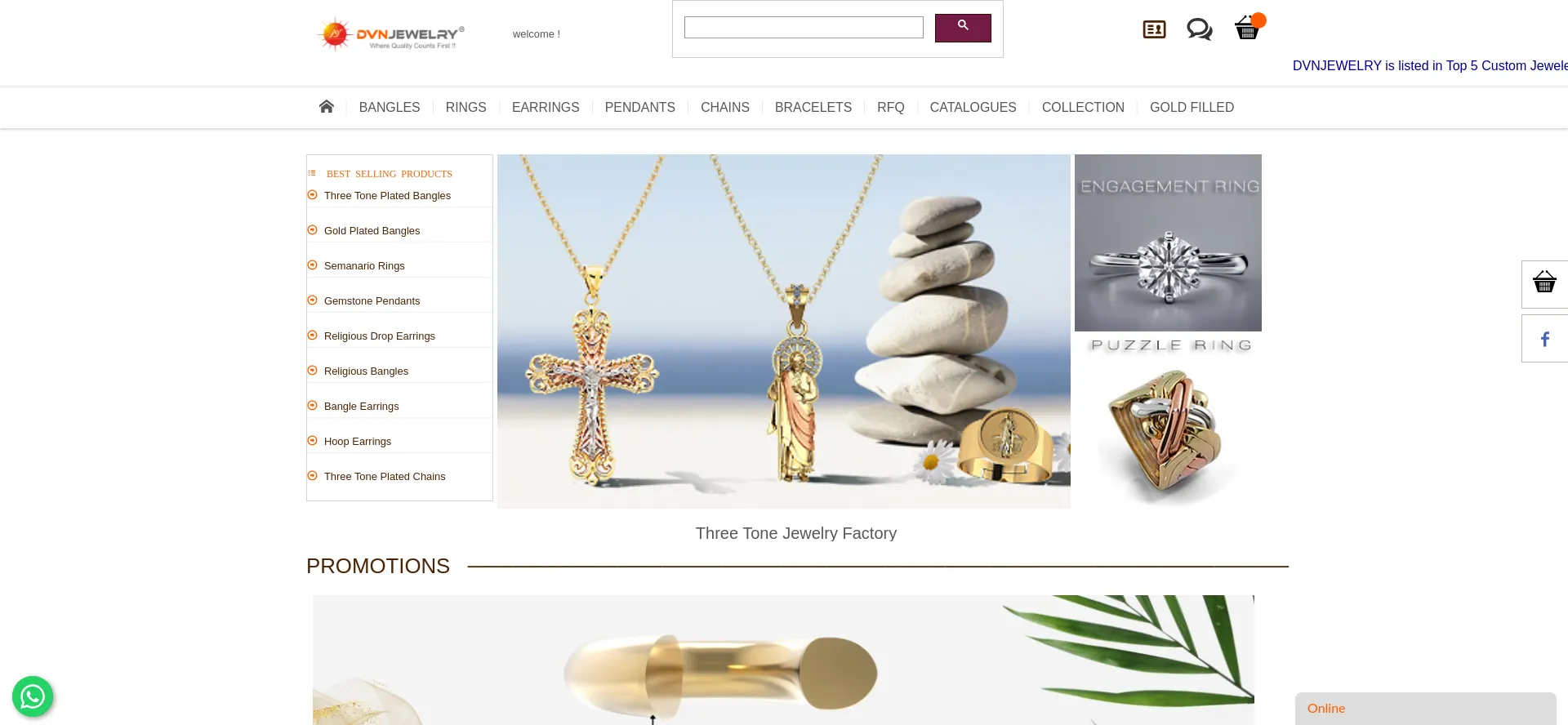 Dvnjewelry.com Screenshot