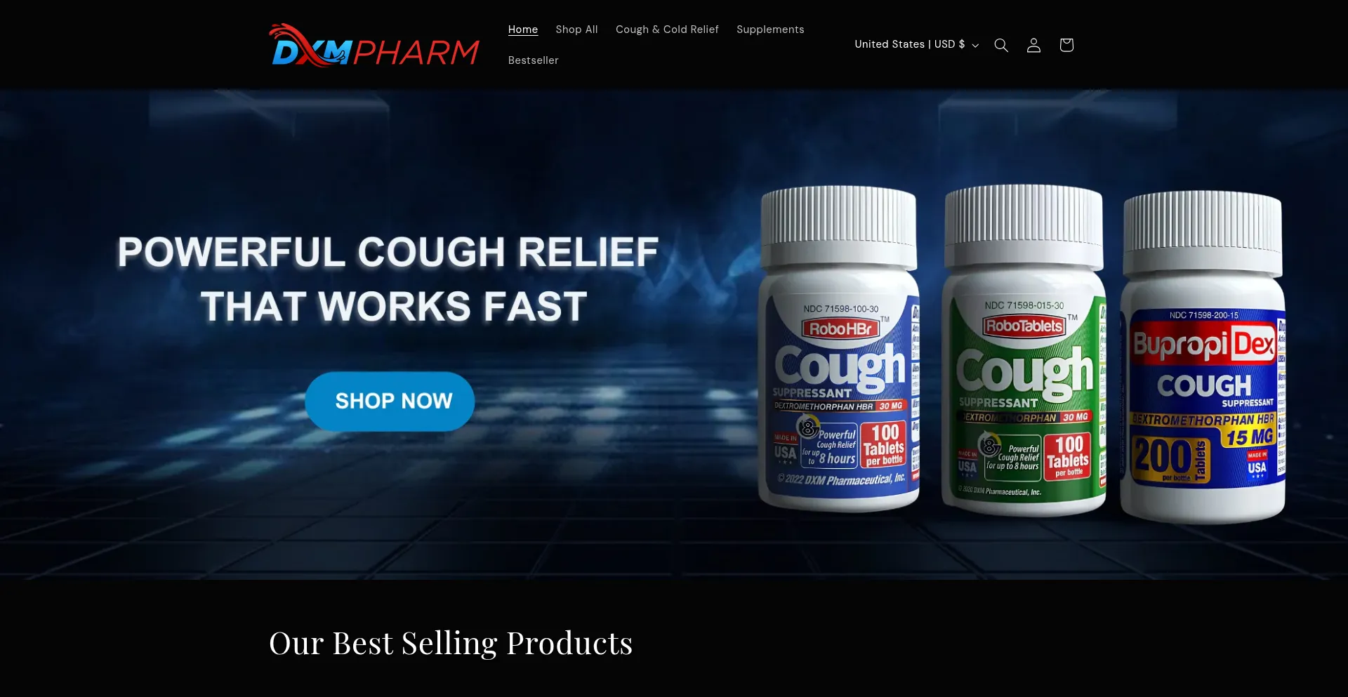 Dxmpharm.com Screenshot