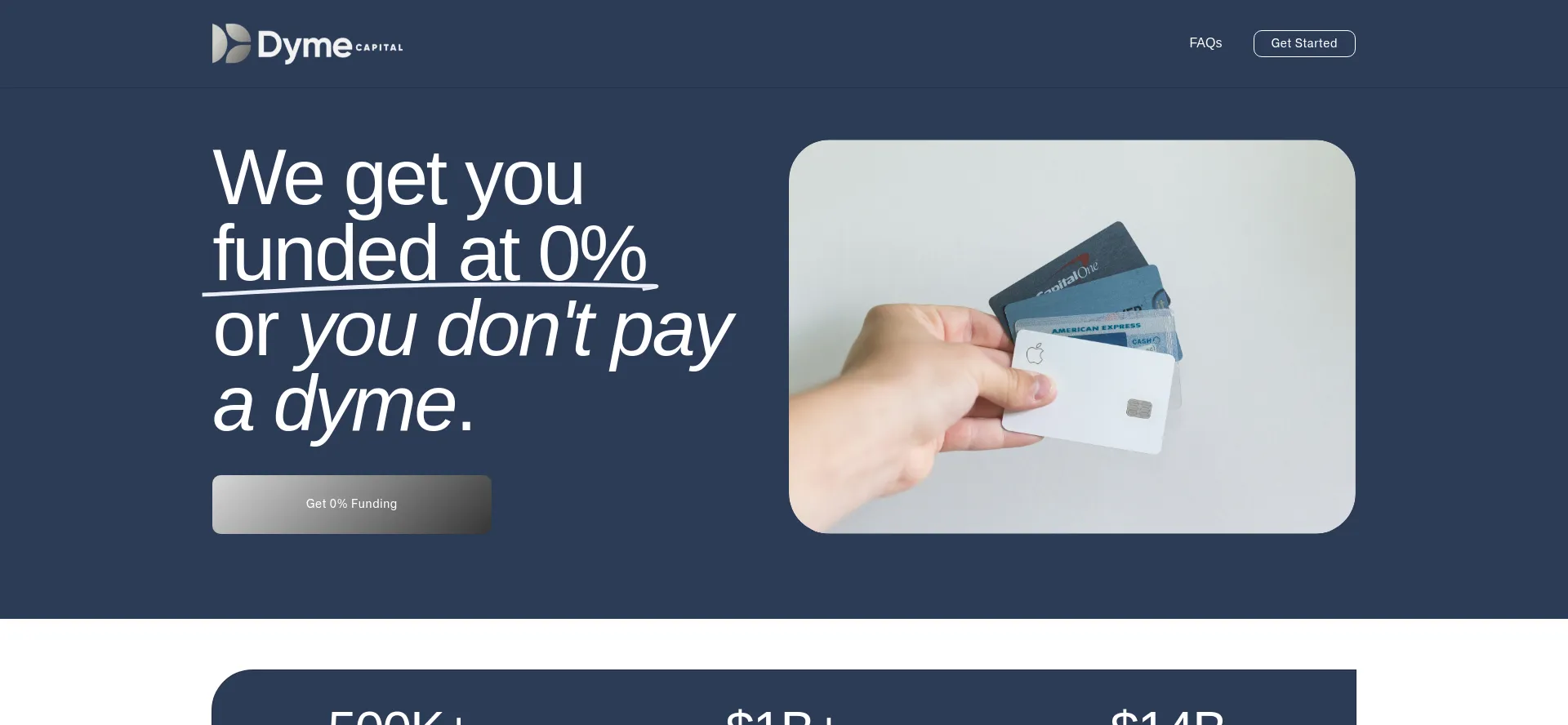 Dymecapital.io Screenshot