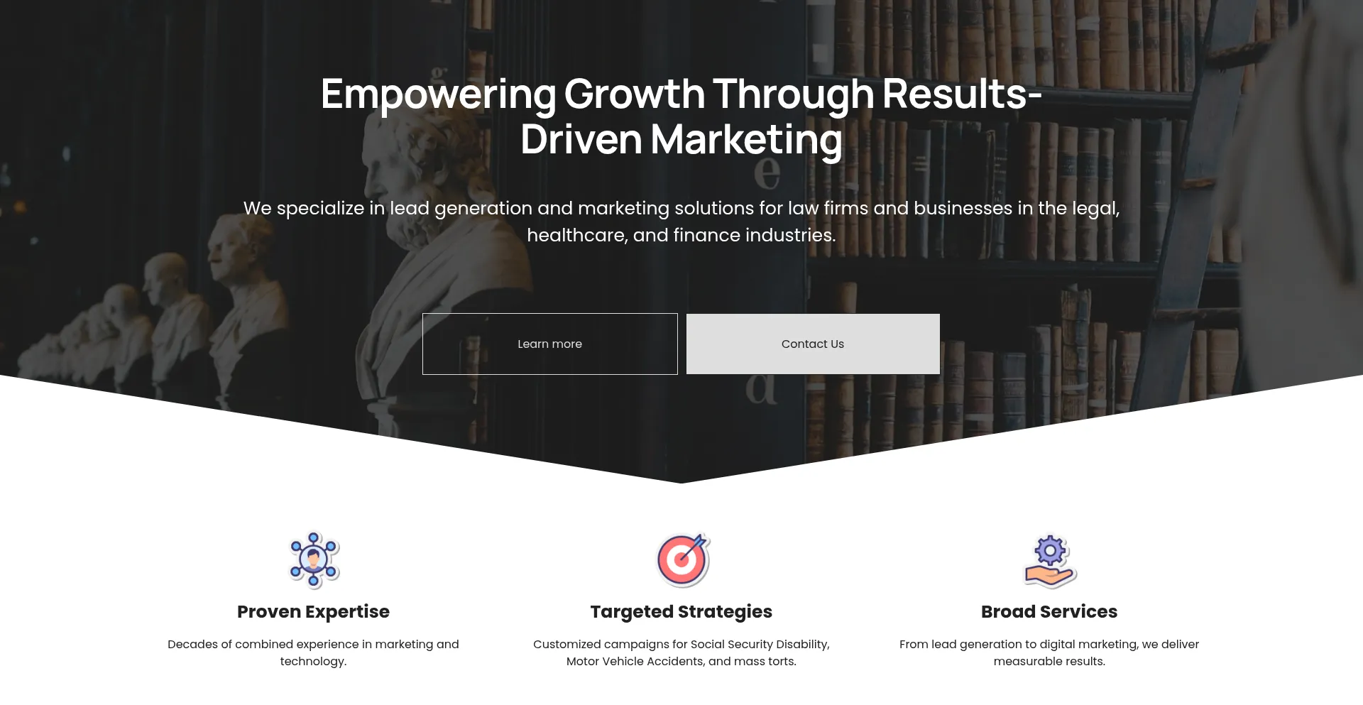 Website screenshot of Dynamicempowerment.co
