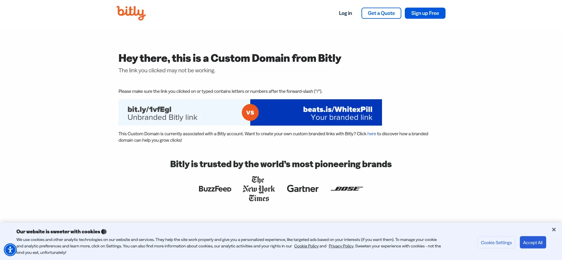 Website screenshot of E.lilly