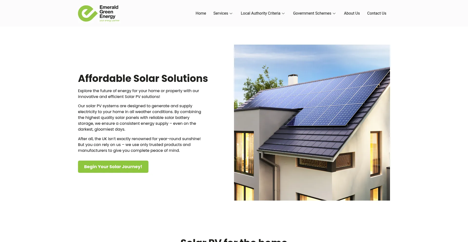 E-green.co.uk Screenshot