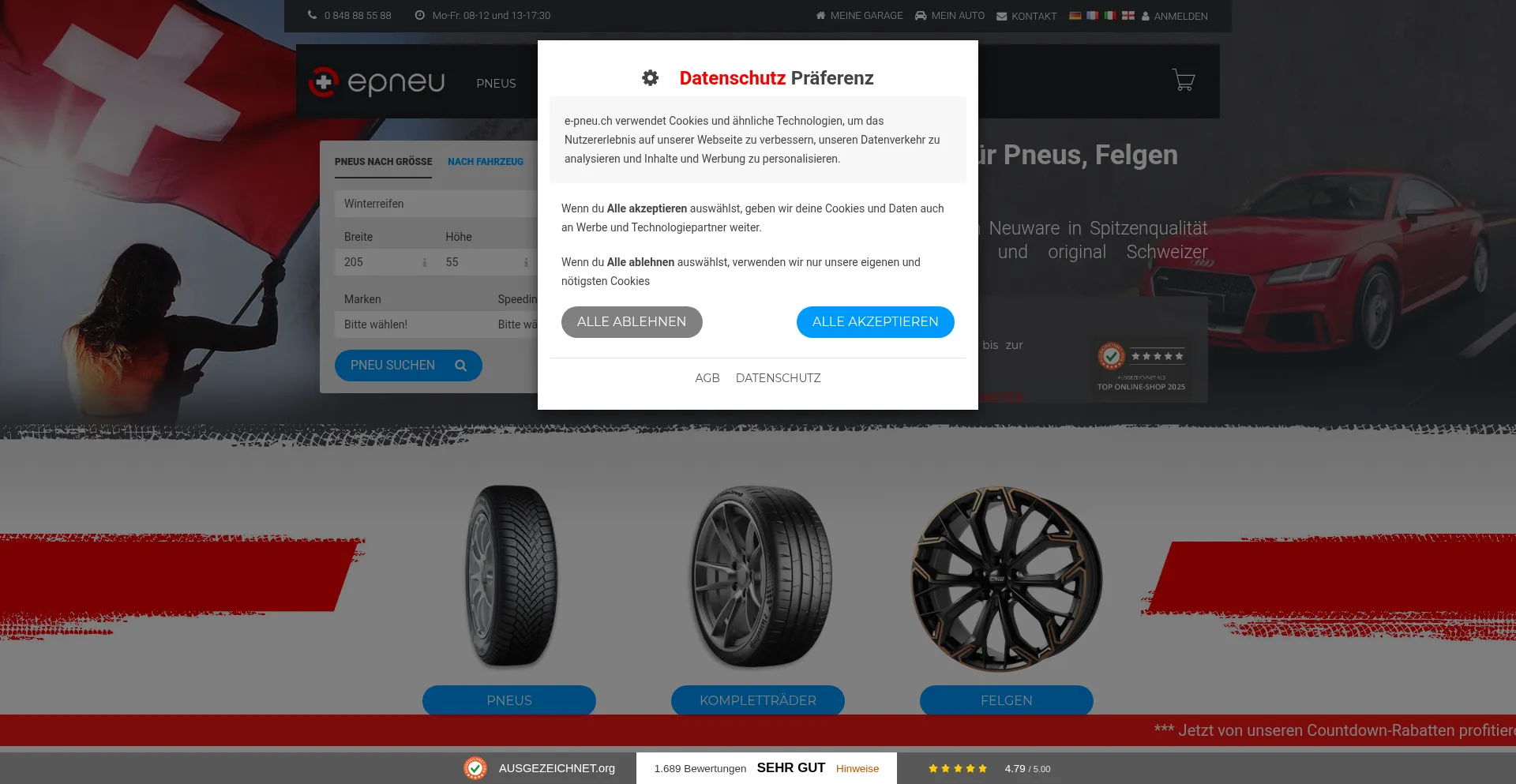 Is E-pneu.ch Safe?