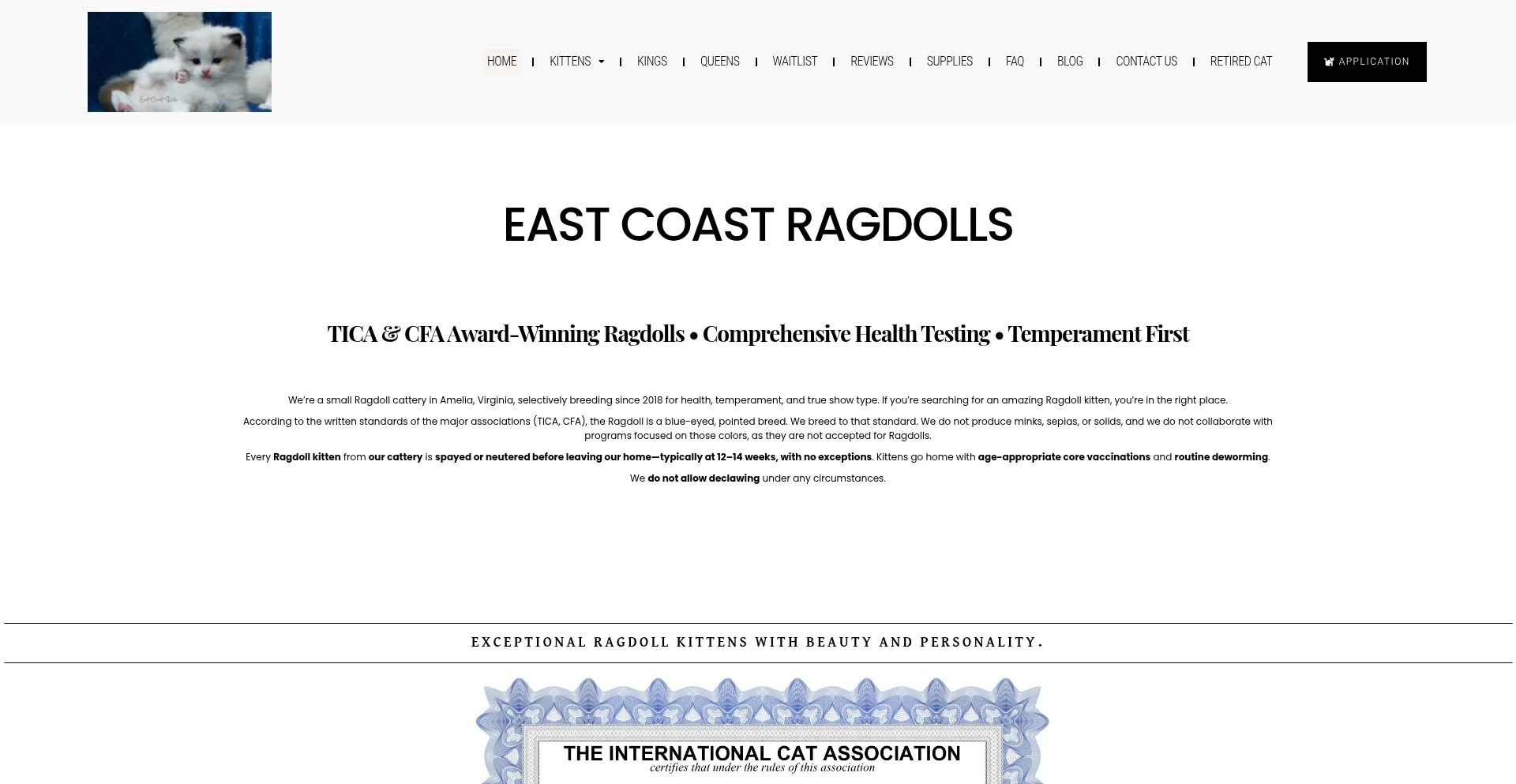 Eastcoastragdolls.com
