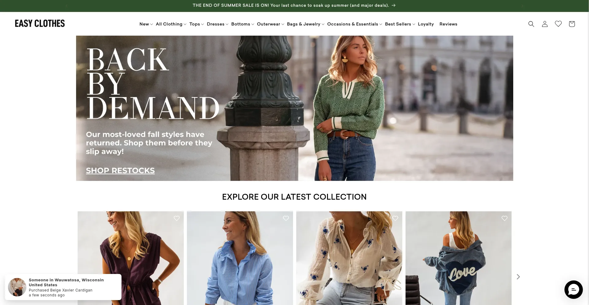 Easy-clothes.us Screenshot