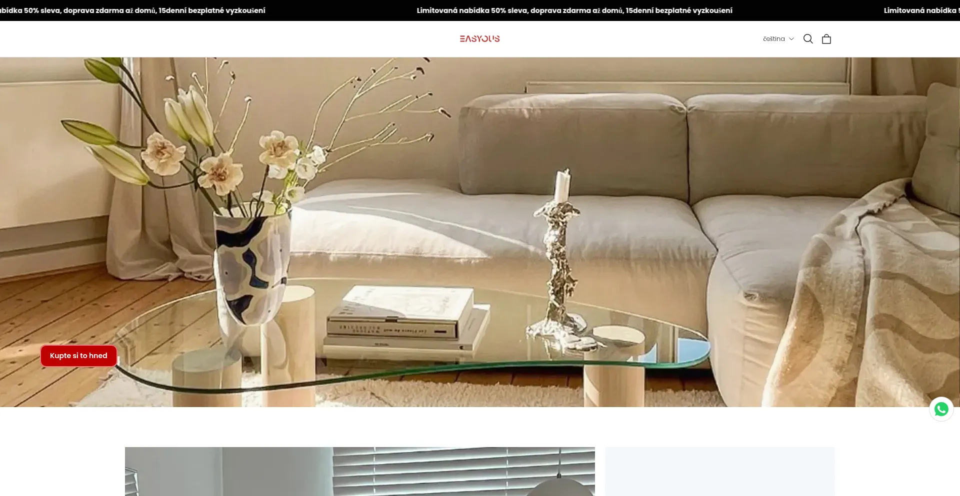 Website screenshot of Easyous.com