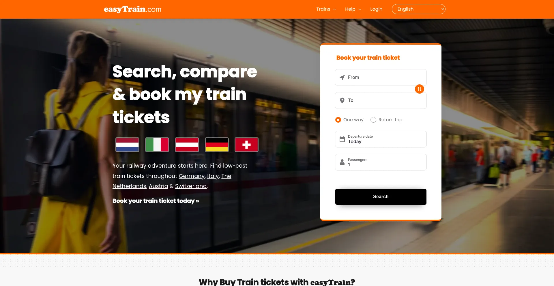 Easytrain.com Screenshot