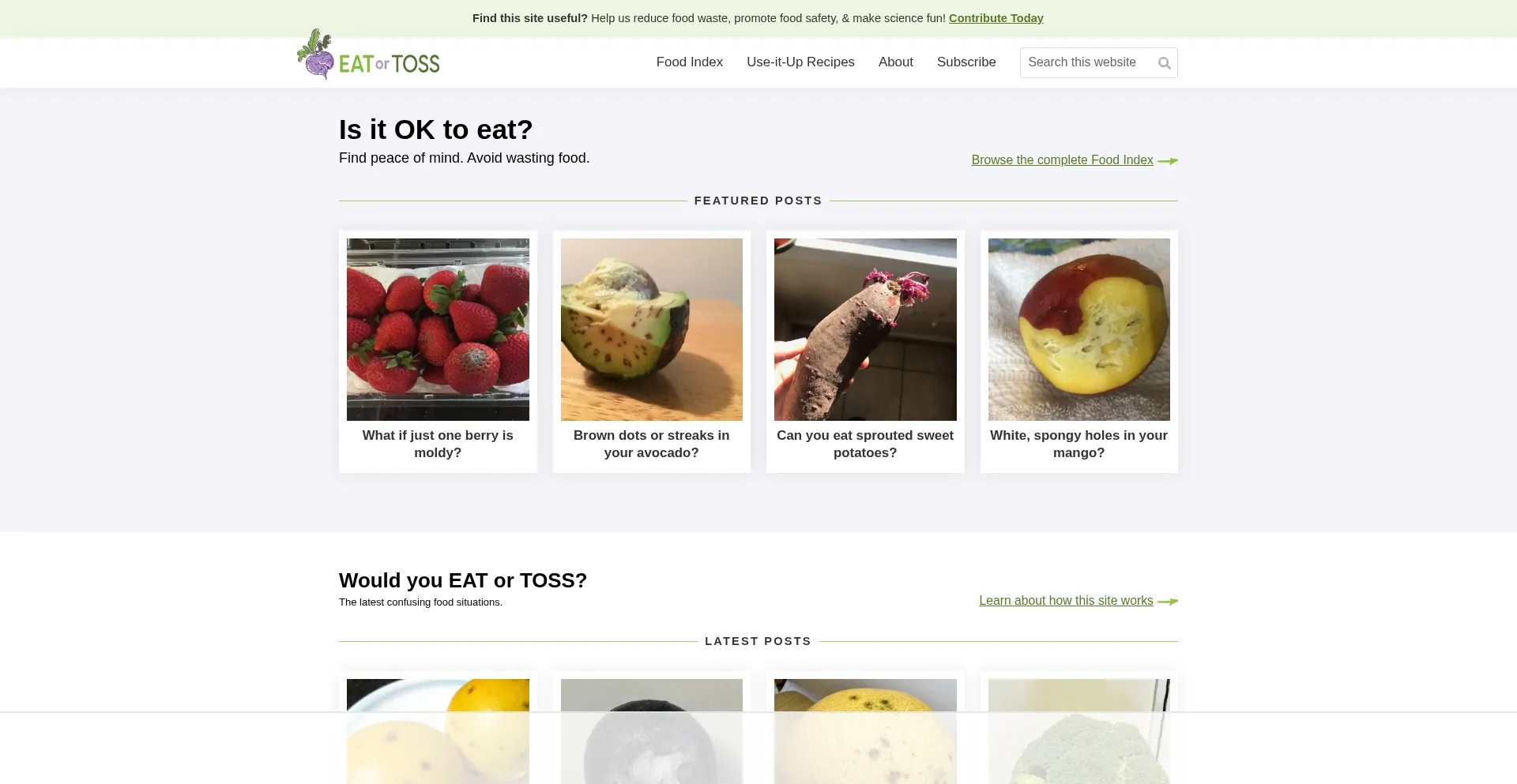 Is Eatortoss.com Safe?