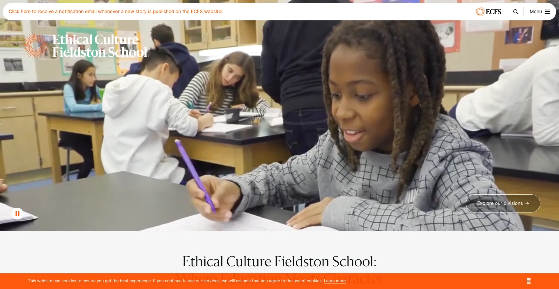 Ecfs.org Screenshot