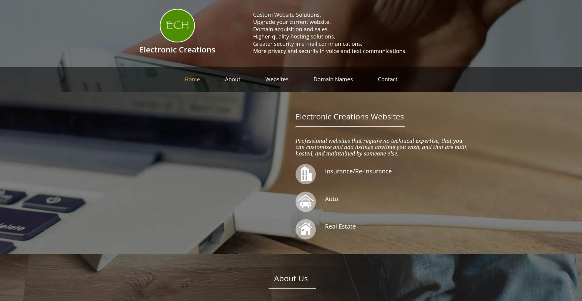 Ech.com Screenshot